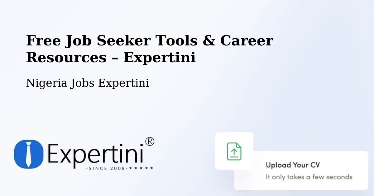 Free Job Seeker Tools & Career Resources – Epe - Epe, Nigeria Jobs Expertini